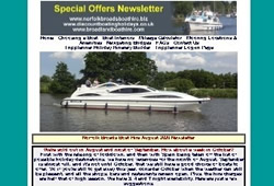 August 2020 Newsletter screenshot
